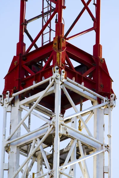 Żuraw, budowa wieży — Zdjęcie stockowe