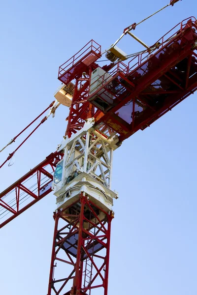 Żuraw, budowa wieży — Zdjęcie stockowe