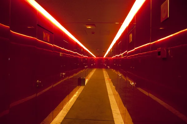 Red corridor — Stock Photo, Image