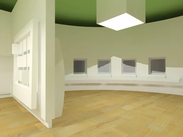 Väntrummet på ett sjukhus eller klinik med tomt utrymme — Stockfoto