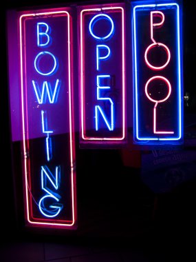 Bowling,open and pool clipart