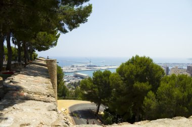 Denia alicante görünümünden kale