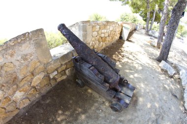 Ortaçağ canon, morrow, denia, İspanya