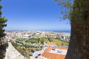 Denia alicante görünümünden kale