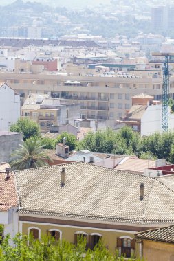 Denia alicante görünümünden kale