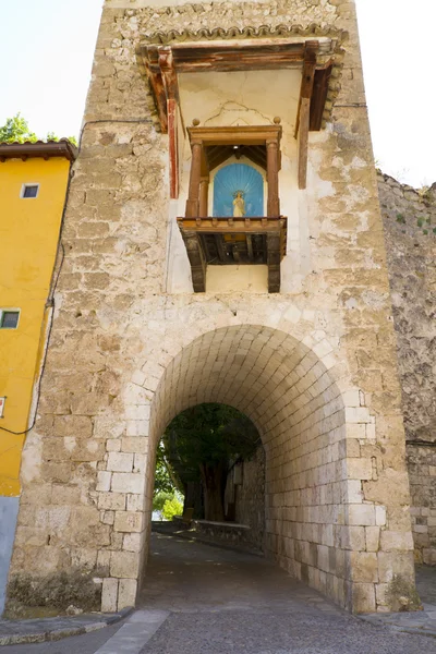 Piedra bermeja castle, in s. xii wurde befestigter Palast der Fehde — Stockfoto