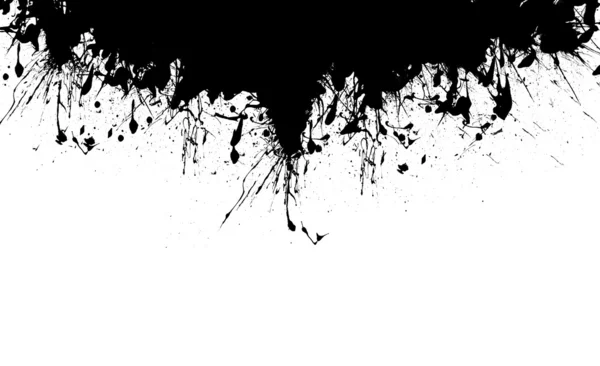 Черные пятна чернил — стоковое фото