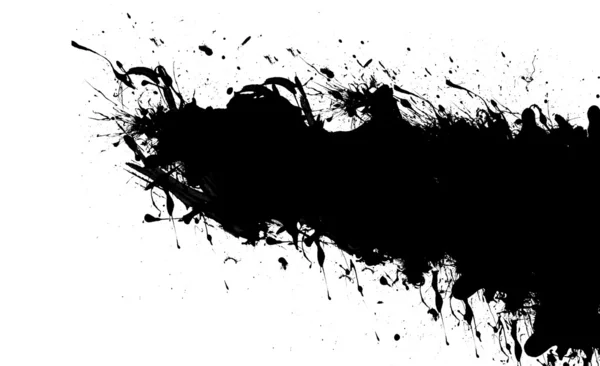Black ink stains — Stock Photo, Image