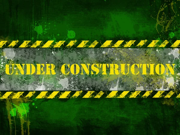 Under construction, poster, symbol. — Stock Photo, Image