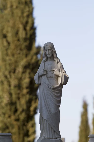 Melek heykeli mezarlığa — Stok fotoğraf