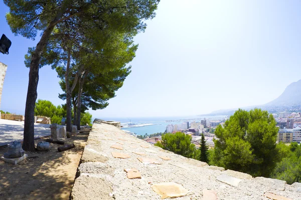 stock image Arabic castle in Denia Spain