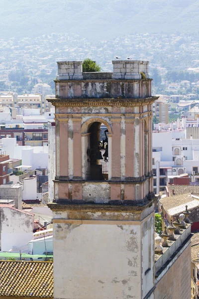 Denia alicante pohled z hradu — Stock fotografie