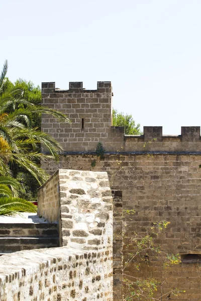 丹尼亚西班牙城堡废墟 — 图库照片