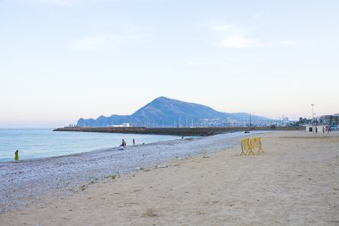 İspanyol Beach'te muhteşem yaz, altea, İspanya