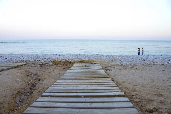 Spiaggia spagnola ad Altea — Foto Stock