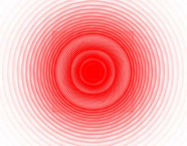 Abstraktní červená vlna. fantastické fractal design — Stock fotografie