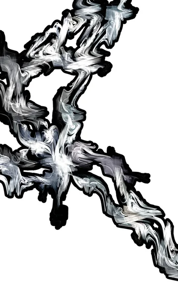 抽象的な波。カラフルなブラシ ストローク — ストック写真