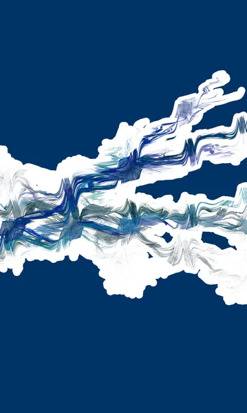 Abstrakte Welle. fantastisches fraktales Design — Stockfoto