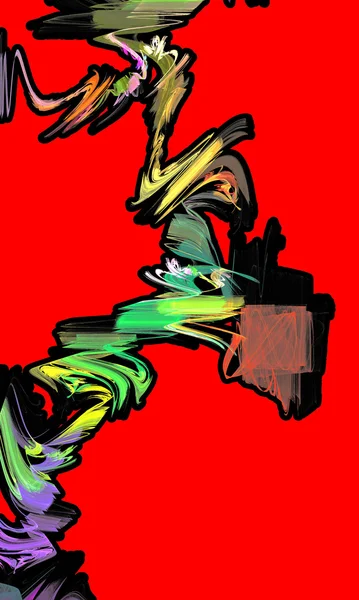 Pintura colorida salpicos, fundo grunge — Fotografia de Stock