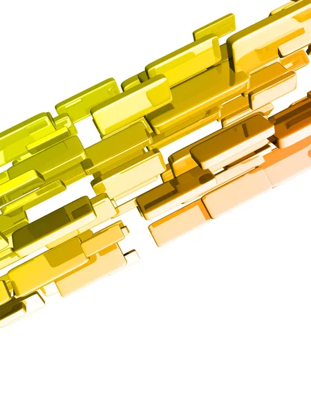 Lingotes 3d con efectos de luz brillante, barras de oro —  Fotos de Stock