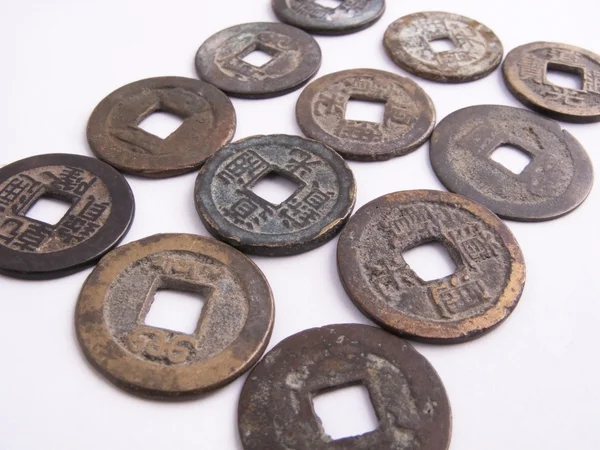 老硬币 — 图库照片