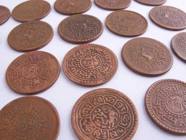 西藏硬币 — 图库照片
