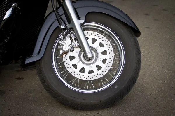 摩托车的轮子 — 图库照片