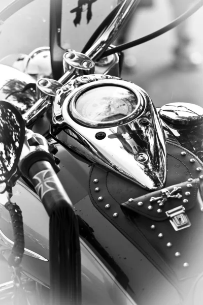 Silný vintage motocykl — Stock fotografie