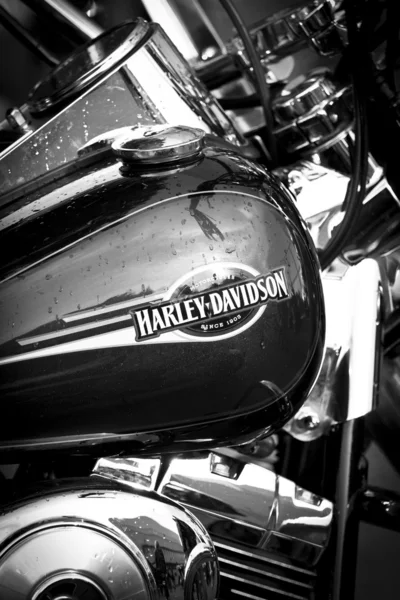 Motocicleta vintage poderosa — Fotografia de Stock