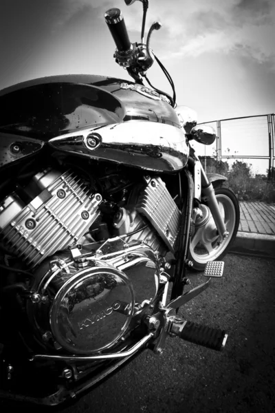 Powerful vintage motorcycle — Stock Photo, Image