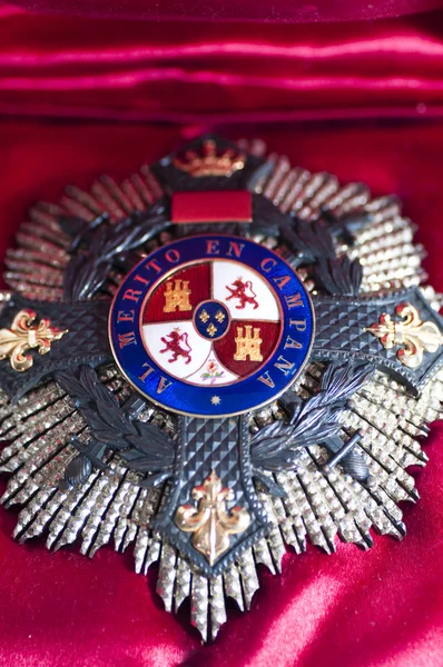 스페인 육군 메달 — 스톡 사진