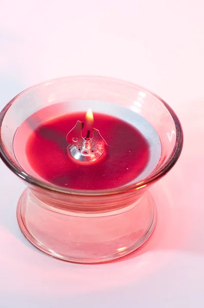 stock image Pink candle