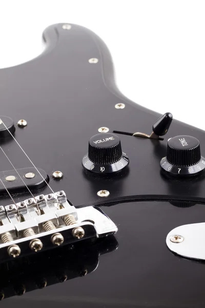 Steuerung der Lautstärke der E-Gitarre — Stockfoto