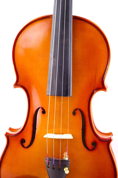 Vintage hegedű felett fehér háttér — Stock Fotó