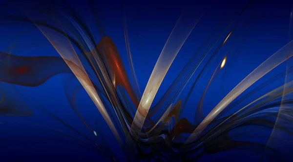 グラデーションの青い波 — ストック写真