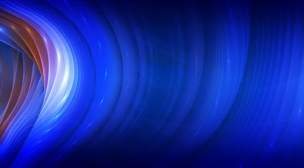 Сині хвилі градієнта — стокове фото