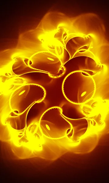 FIre abstract background, Power design. — Stock Photo, Image