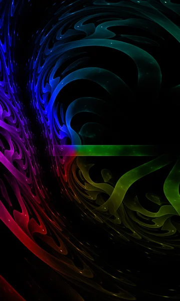 Креативный цвет фона с эффектом радуги — стоковое фото