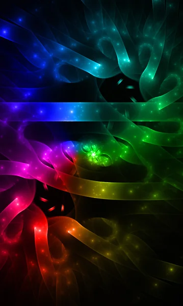 创意背景颜色与彩虹效果 — 图库照片