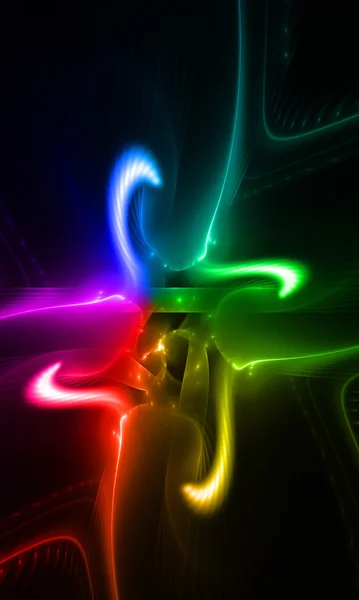 Kreativ baggrundsfarve med regnbueeffekt - Stock-foto