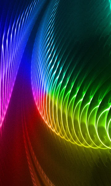 Yaratıcı arka plan rengiyle gökkuşağı efekti — Stok fotoğraf
