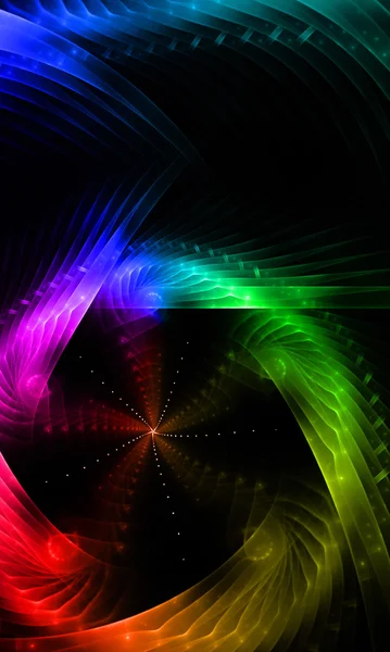 创意背景颜色与彩虹效果 — 图库照片