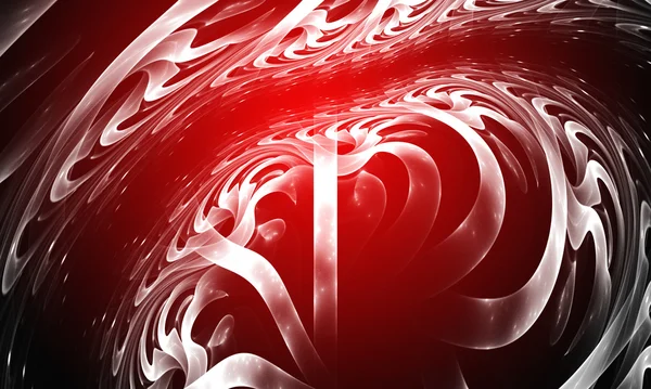 Mystischer Hintergrund leuchtend rot — Stockfoto