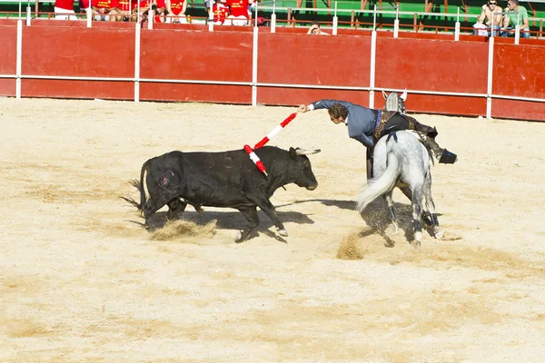 Madrid, Spanien - 10 september: spanska tjurfäktningen. 10 september, — Stockfoto