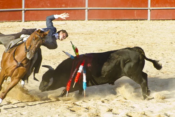 МАДРИД, ИСПАНИЯ - 10 СЕНТЯБРЯ: испанский бой быков. 10 сентября , — стоковое фото