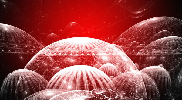 Stock image Red background. Abstract design. Red and white.