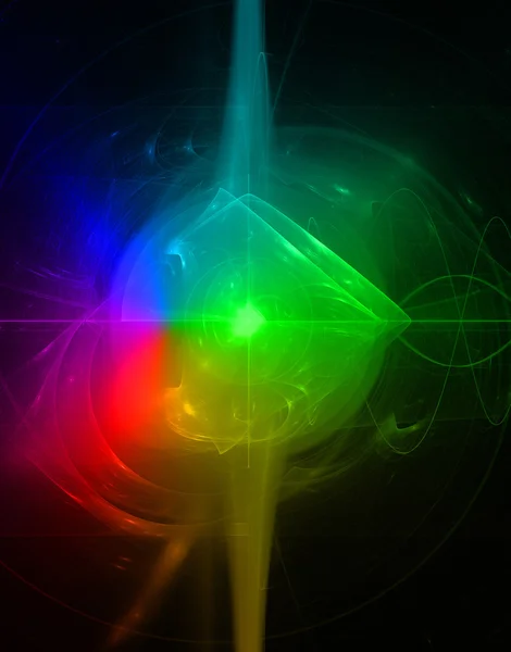 レーザー光の背景. — ストック写真