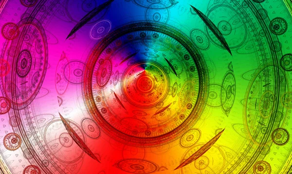 stock image Rainbow background