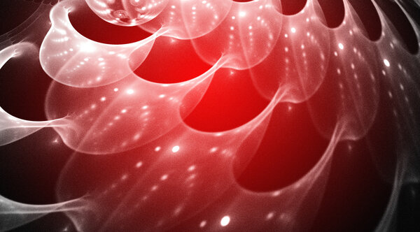 Red background. Abstract design. Red and white.