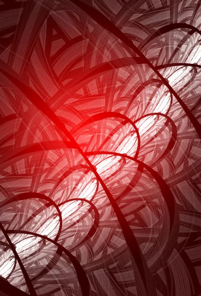 Red abstract background, white lines effects — Stock Photo, Image